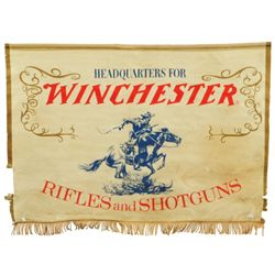 Winchester Rifles and Shotguns Linen Banner
