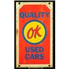 Image 1 : OK Quality Used Cars Metal Sign