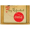 Image 4 : 1951 Coca-Cola Cowgirl Framed Cardboard Sign