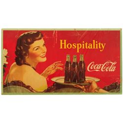 Coca-Cola Hospitality Cardboard Sign