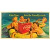 Image 1 : Coca-Cola Join The Friendly Circle Cardboard Sign