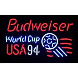 Budweiser World Cup 94 Beer Neon