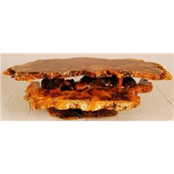 California Buckeye Burl Wood Table