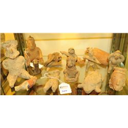 Collection of 15 Pre-Columbian figures