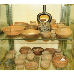 Collection of Pre-Columbian Pottery Bowls Vessels