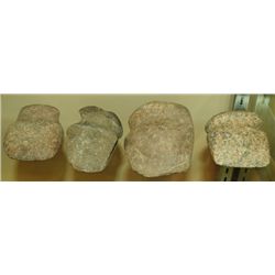 Four Grooved Axe Heads