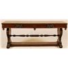 Image 1 : Carved Library Table