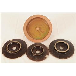 14 Stoneware Pottery Crock Churn Lids Texas Meyer