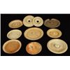 Image 2 : 14 Stoneware Pottery Crock Churn Lids Texas Meyer