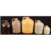 Image 9 : 5 Stoneware Pottery Jugs