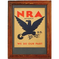 1930s NRA Member Poster