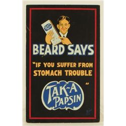Old Tak-A-Papsin Hand Painted Sign