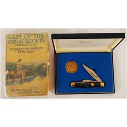 Last of The Great Scouts Buffalo Bill Book & Knife