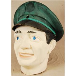 Texaco Service Station Large Fiberglass Head