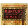 Image 2 : Munyon's Homoeopathic Remedies Tin Sign