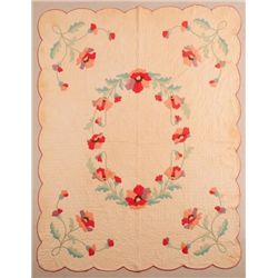 Floral Design Quilt
