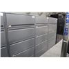 Image 2 : HAWORTH PREMISE GREY 5 DRAWER LATERAL FILE CABINET