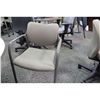 Image 2 : HERMAN MILLER ASIDE BEIGE STACKING MOBILE CLIENT CHAIR