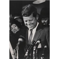 John F. Kennedy: 1960 Photograph Announcing Birth of John, Jr