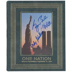 George W. Bush, Rudy Giuliani, and George Pataki