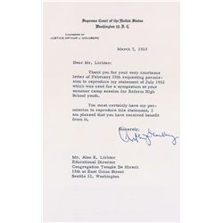 Supreme Court: Arthur J. Goldberg