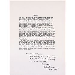 Titanic: Walter Lord