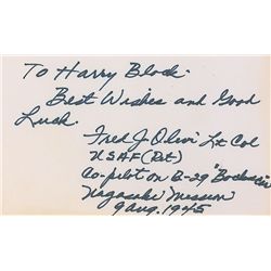 Bockscar: Fred Olivi