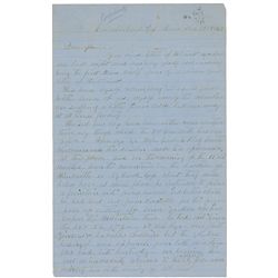 Confederate Soldier’s Letter