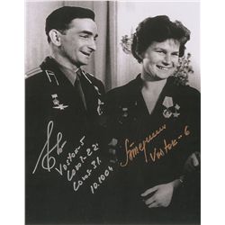 Valentina Tereshkova and Valery Bykovsky