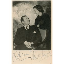 Vivien Leigh and Laurence Olivier