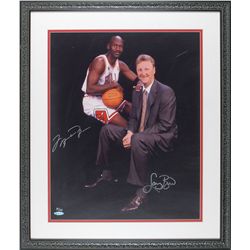 Michael Jordan and Larry Bird