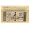 Image 1 : 1862 Georgia Confederate Note (with pictorial holder)