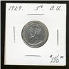 Image 1 : 1929 5¢ BU.  Graded by B. Armstrong.
