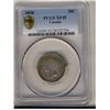 Image 1 : 1858 20¢ PCGS XF45.  lightly toned.