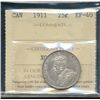 1911 25¢ ICCS EF40.