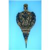 Image 1 : A pair of 19th century Italian walnut and gilt gesso fire bellows with noble armorial carved deco...