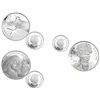 Image 1 : RCM Lot;  Includes 2007 Proof $1, 2008 & 2009.  Lot of 3 coins all in original packaging.