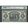 Image 1 : 1911 $1 DC-18d #647104N, PMG CH VF35.  Very nice and clean example.