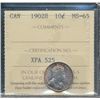 Image 1 : 1902H 10¢ ICCS MS-65.  Superb example with lovely toning.  A real Gem.