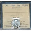 Image 1 : 1964 10¢ ICCS MS66.  Blast full white.