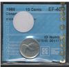 Image 1 : 1968 10¢ Error CCCS EF40.  Nickel issue Off Center.