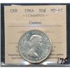 Image 1 : 1964 50¢ ICCS MS65 Cameo.