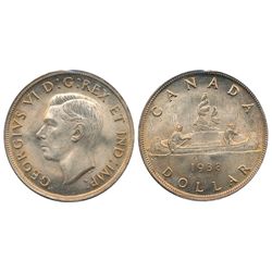 1938 $1 ICCS MS65.  Superb and attractive toning over full lustre.