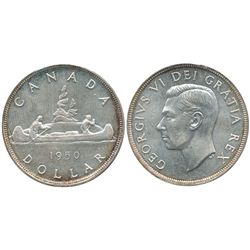 1950 $1 ICCS MS66.  Hint of toning.  A lovely Gem example.