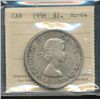 Image 1 : 1958 $1 ICCS MS64.  Lightly toned.