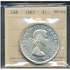 Image 1 : 1963 $1 ICCS MS64.