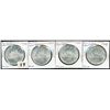 Image 1 : 1965 $1 Type 1 throught to Type 4.  Lot of 4 coins all Brilliant AU to UNC.