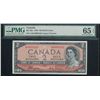 Image 1 : 1954 $2 BC-30a #AB0000165, PMG CH UNC65EPQ.