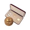 Image 1 : RCM Lot;  includes 2001 150th Anniversary of the First Postage Stamp Set.  Comes in origianl leather