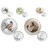 Image 1 : RCM Lot;  includes Proof Coloured 25¢ Bird Series, 2011 Barn Swallow, 2012 Rose Breasted Grosbeak, E